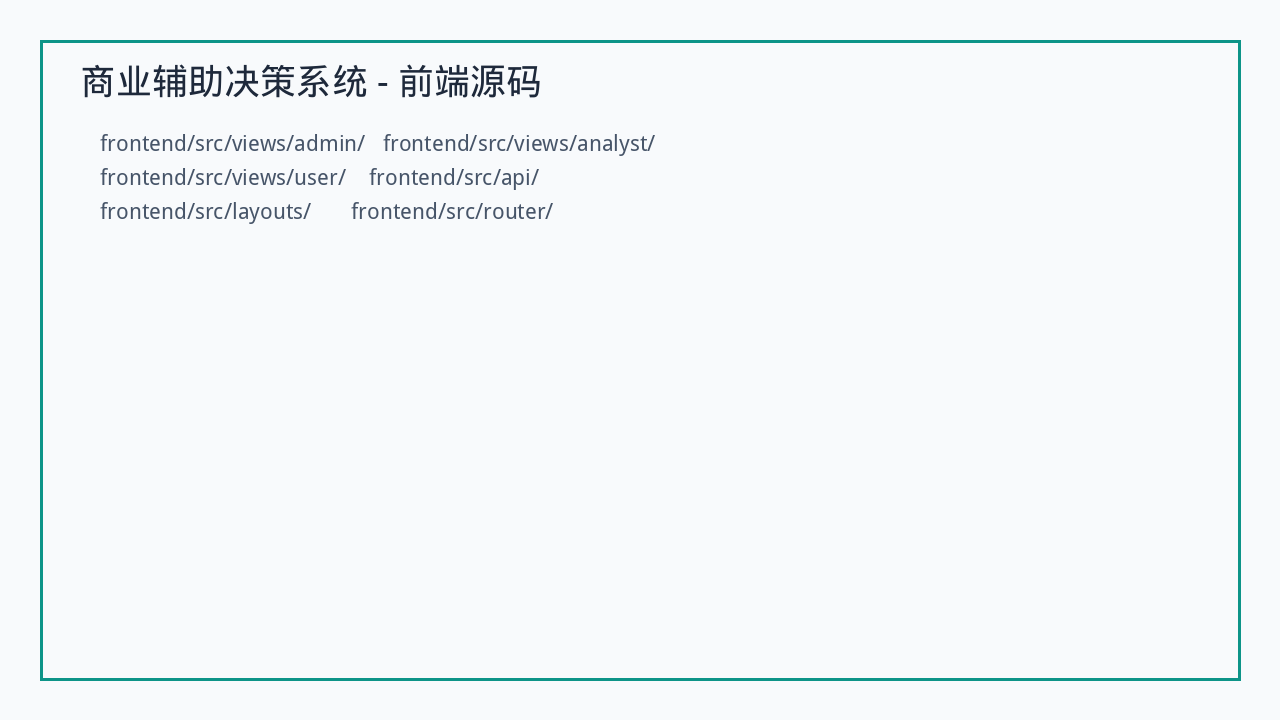 前端源代码源代码目录结构