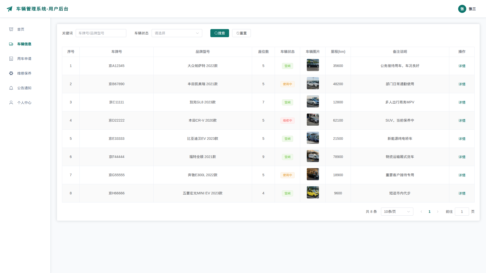 2-车辆信息