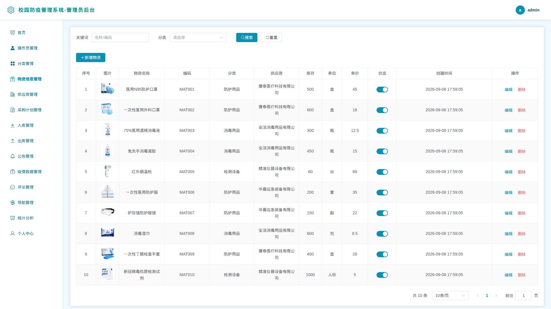 4-物资信息管理