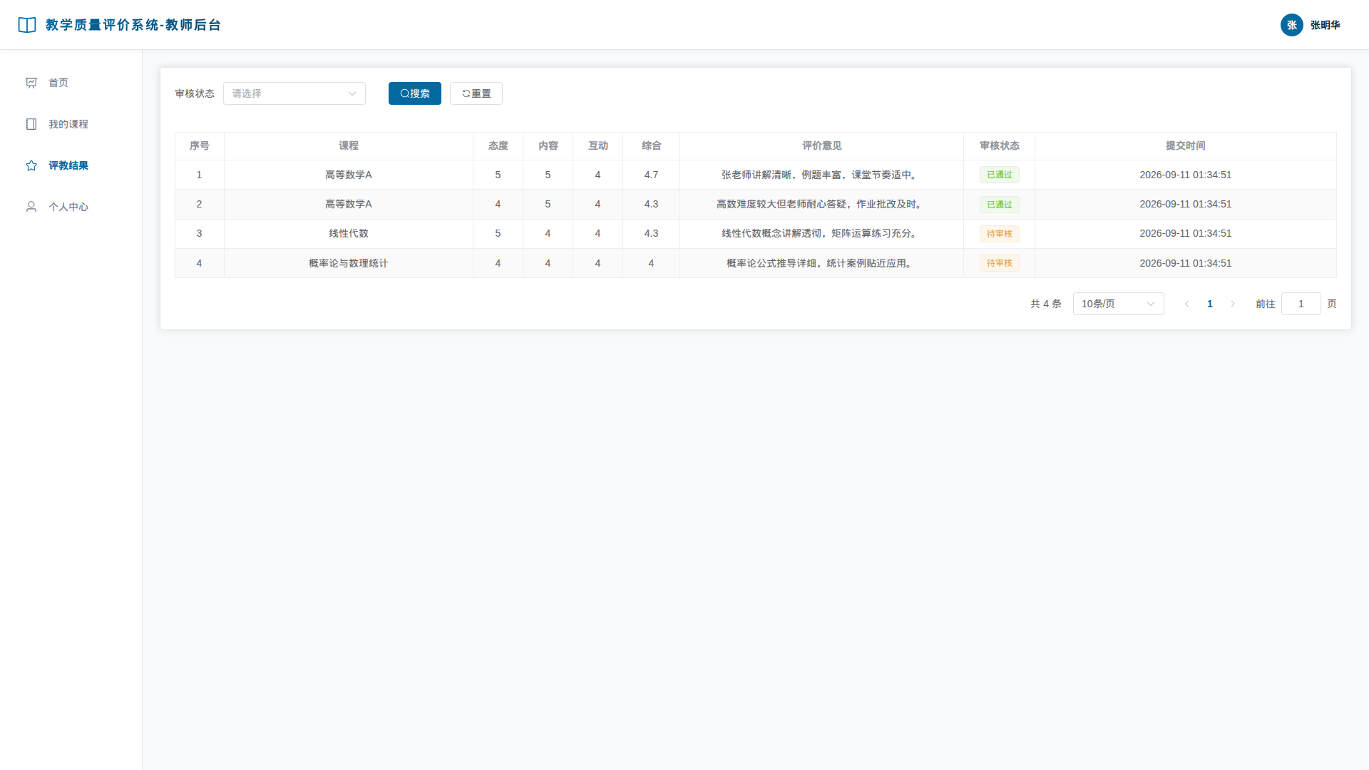 3-评教结果