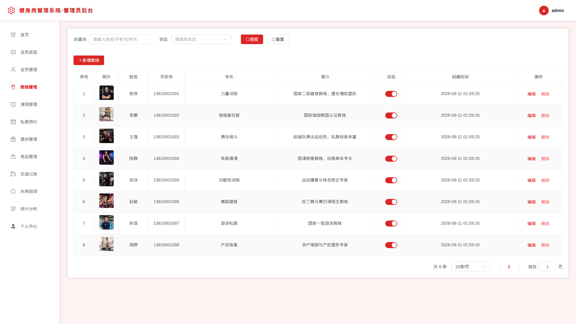 4-教练管理