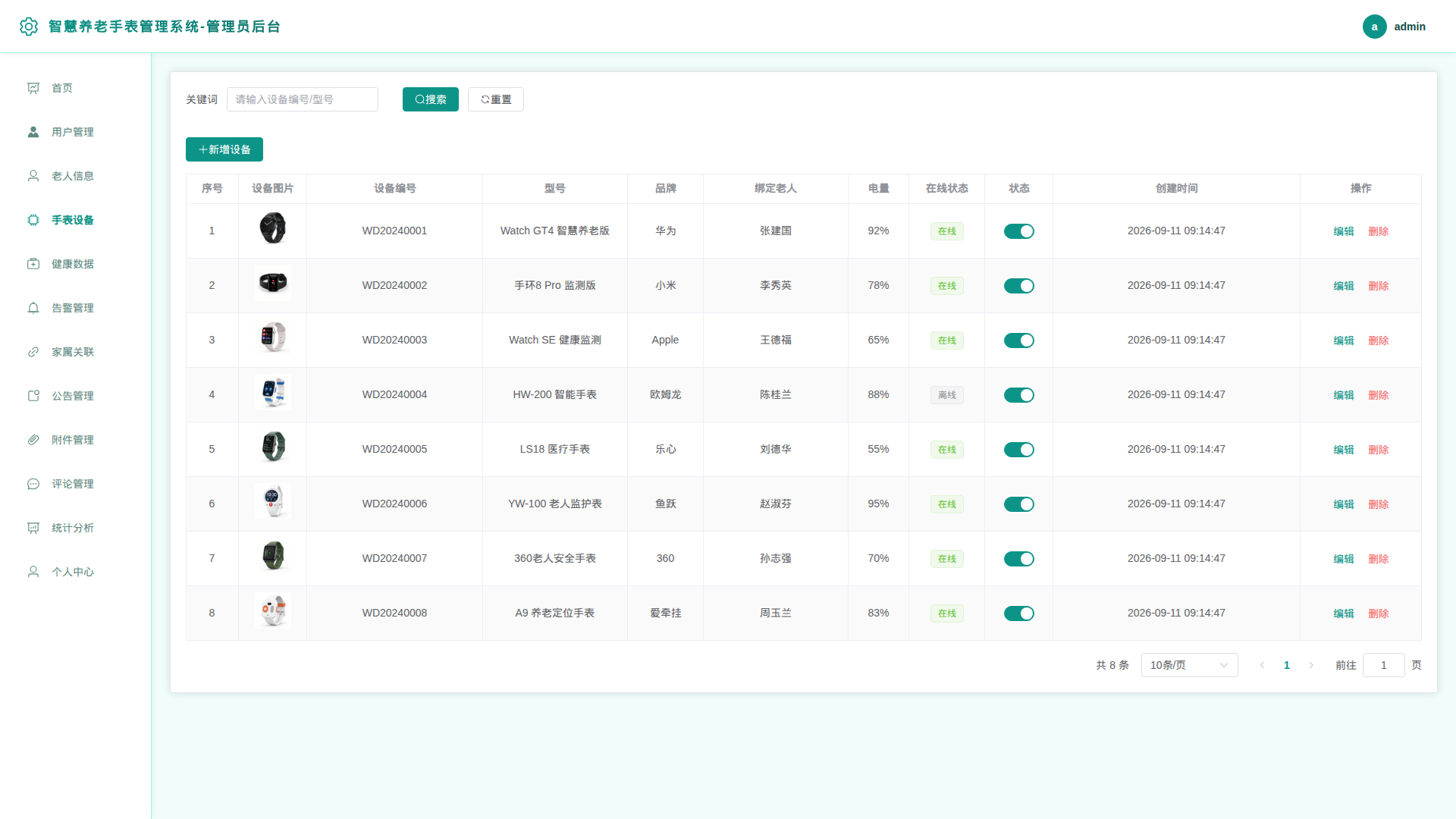 4-手表设备管理