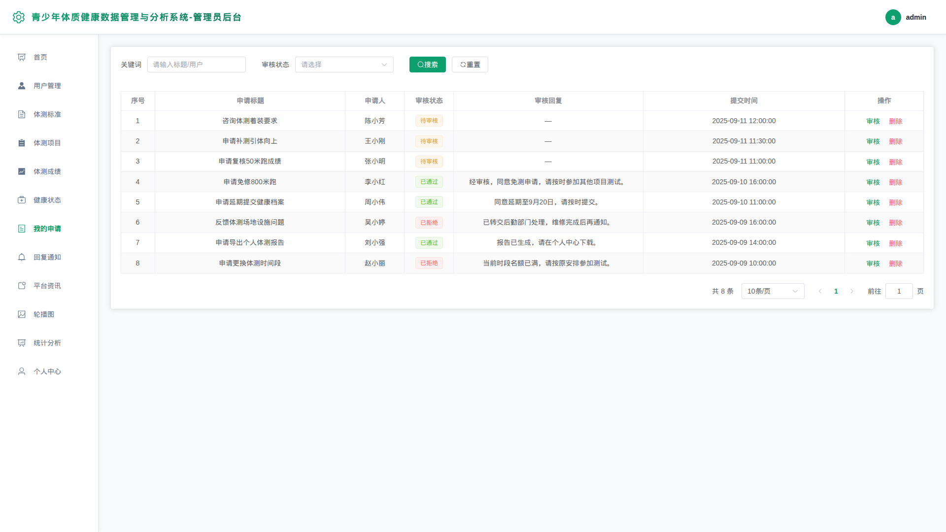7-我的申请管理